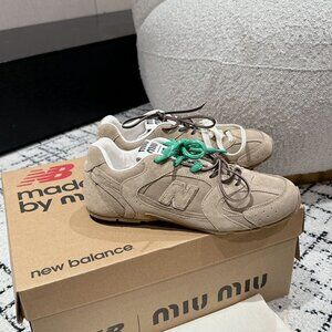 Miu Miu x New Balance 530 Suede Sneakers